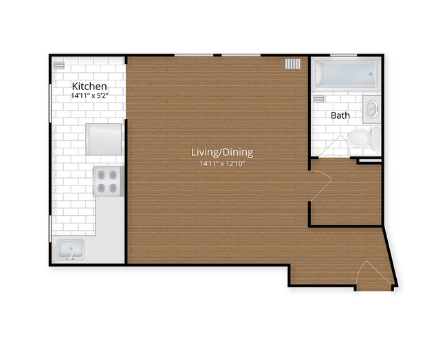 Floorplan - 1630 Park Apartments