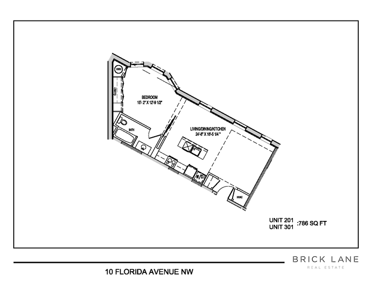 Units 201 301 Floor Plan - Truxton