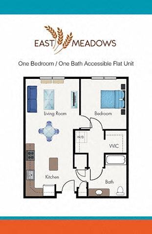 Floorplan - East Meadows Apartments