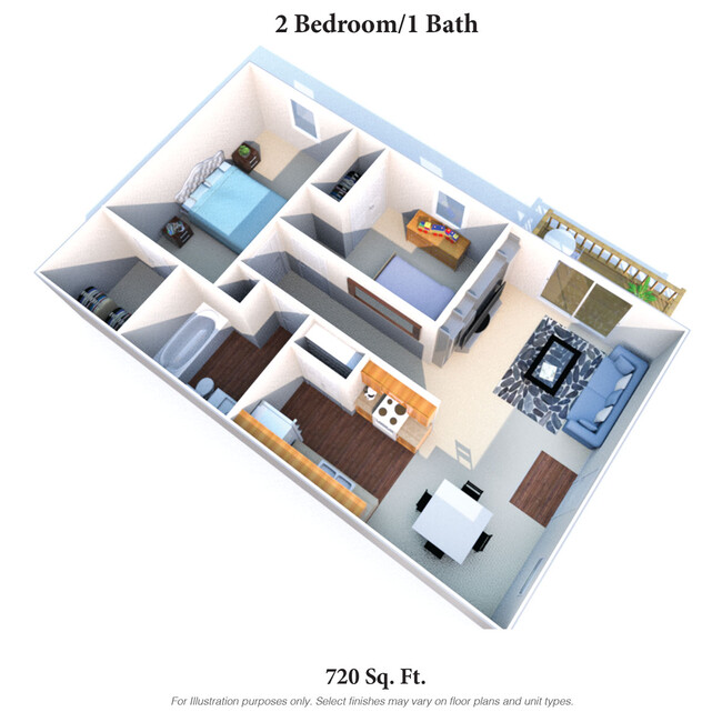 Floorplan - Crown Station Apartments