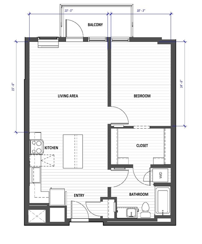 Floorplan - Hyas Point Apartments