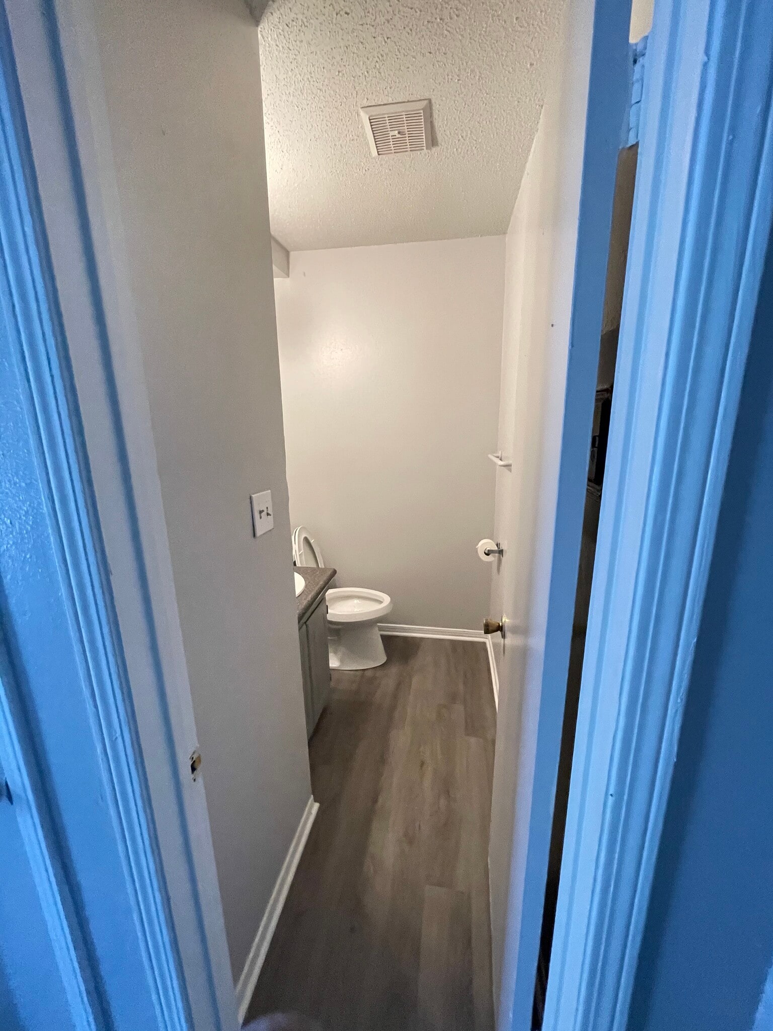half bath down stairs - 1004 Killoden Dr