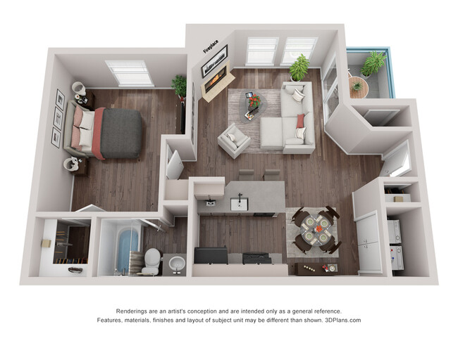 Floorplan - Sage Hill Apartment Homes