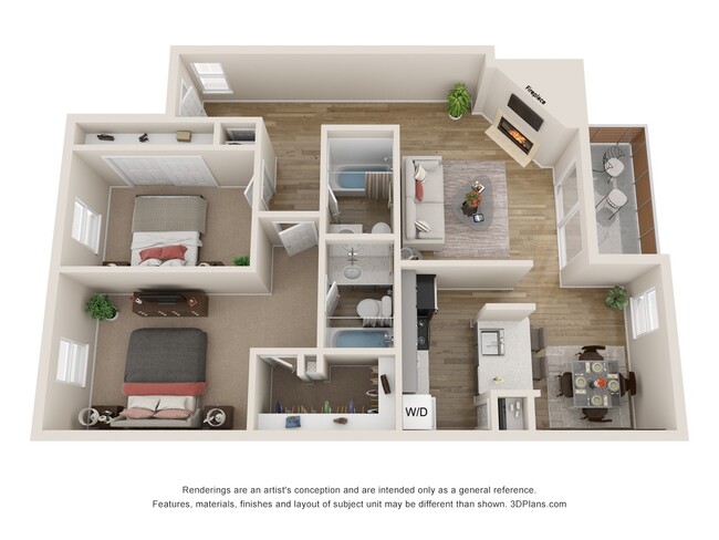 Floorplan - Vine Apartments