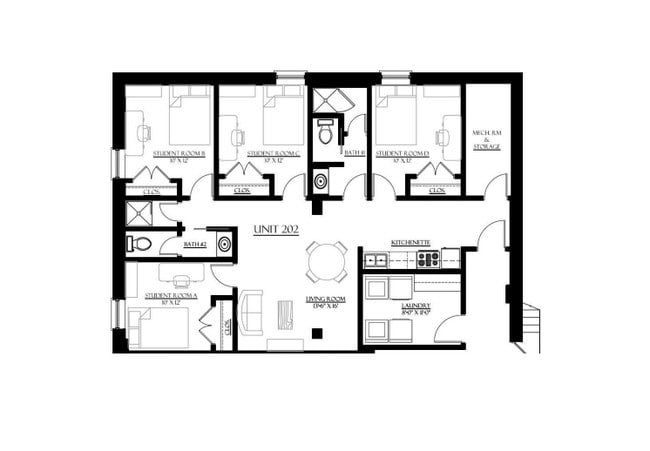 Unit 202 - The Lofts on Second Street