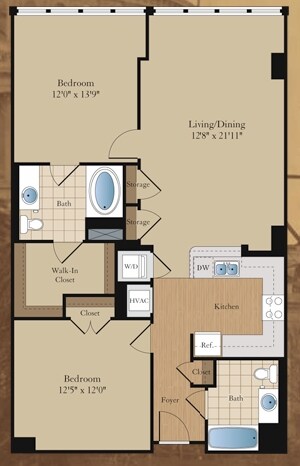 2BR/2BA - Seventy1Hundred