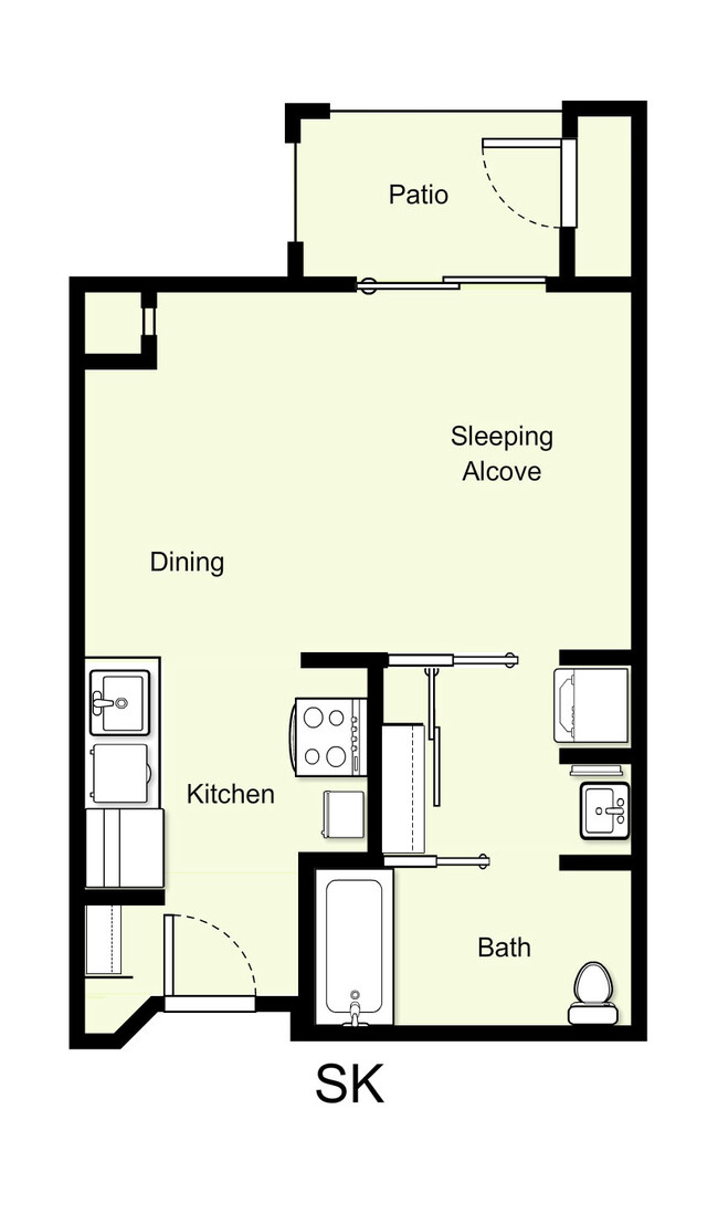 Floorplan - Westgate Village Independent Senior Living