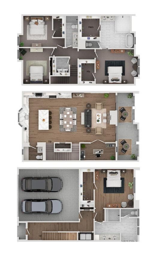 Floorplan - The Townes at SouthPark