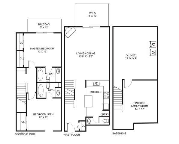 Floorplan - Perimeter Lakes Apartments