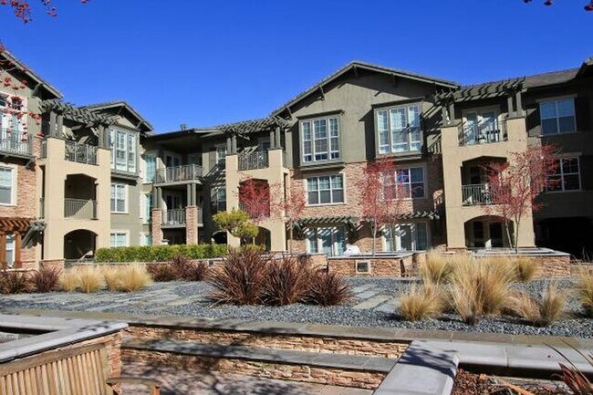 One courtyard of complex - 2881 Meridian Ave