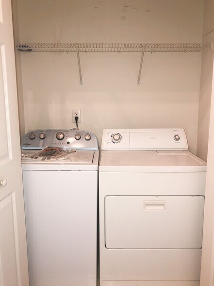 Washer and dryer- second floor - 2210 Cigar Ct