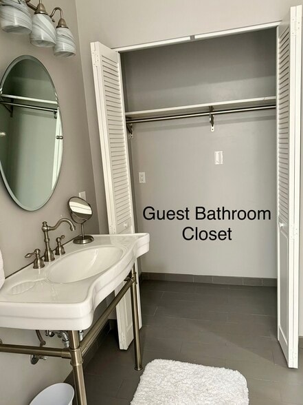 Guest Bath Closet - 615 Bishops Lodge Rd
