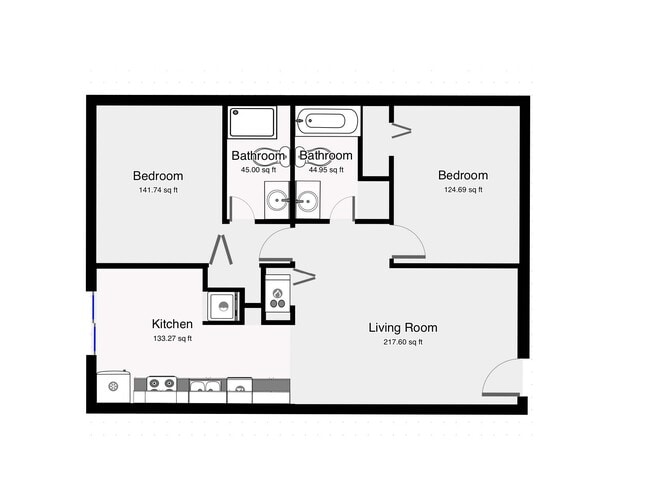 Floorplan - Hillside Apartments