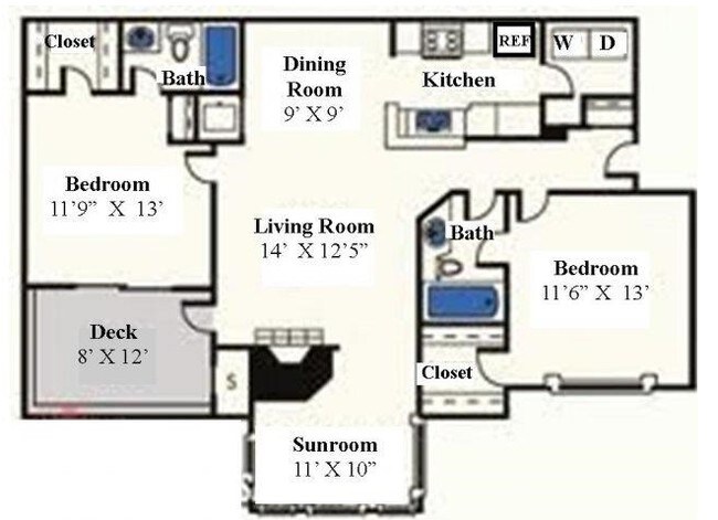Floorplan - Park at Oak Ridge