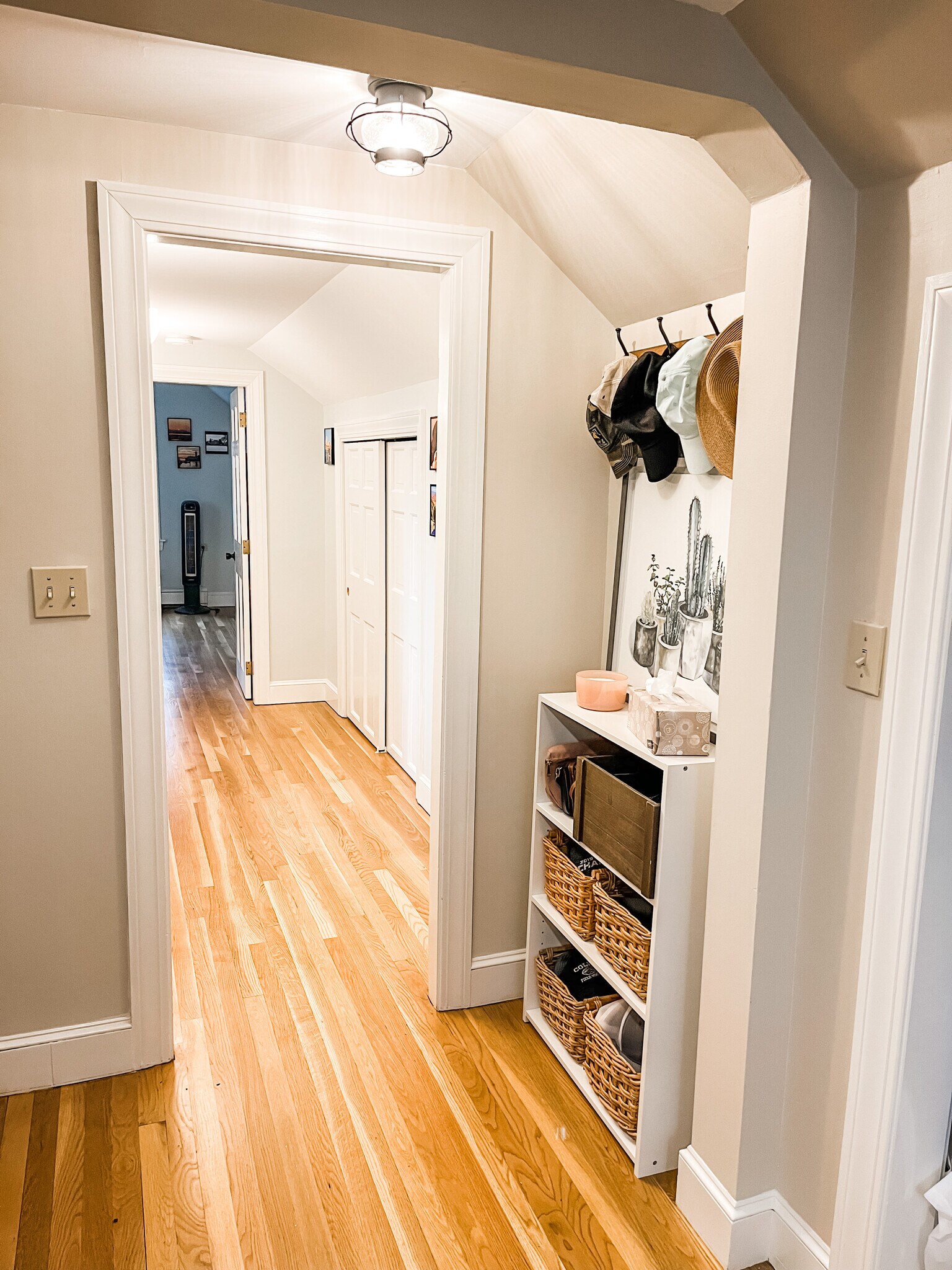 Hall to bedroom & Office - 64 Foreside Rd