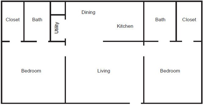 Floorplan - Larkspur Village Apartments