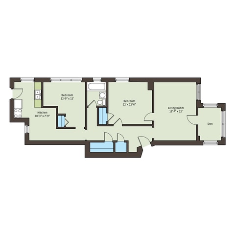 Floorplan - 5452 S. Ellis Avenue