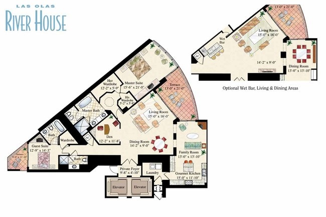 2BR/2BA - Las Olas River House