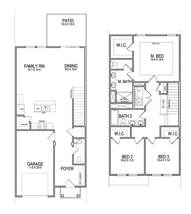 Butler B Floor Plan - Neely Village