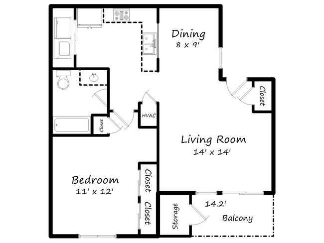 Floorplan - The Grove Apartments