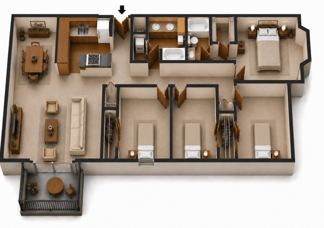 Floorplan - Candlewyck Apartments