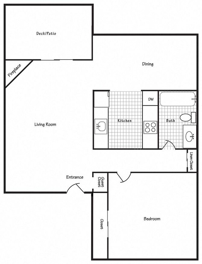 Floorplan - Royal Oaks Apartments