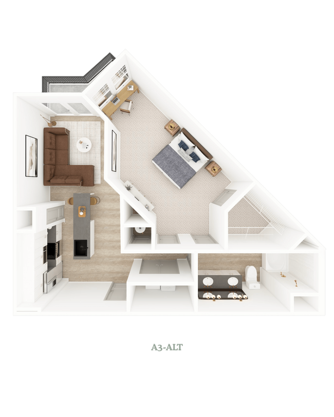 Floorplan - District on the Etowah Apartments