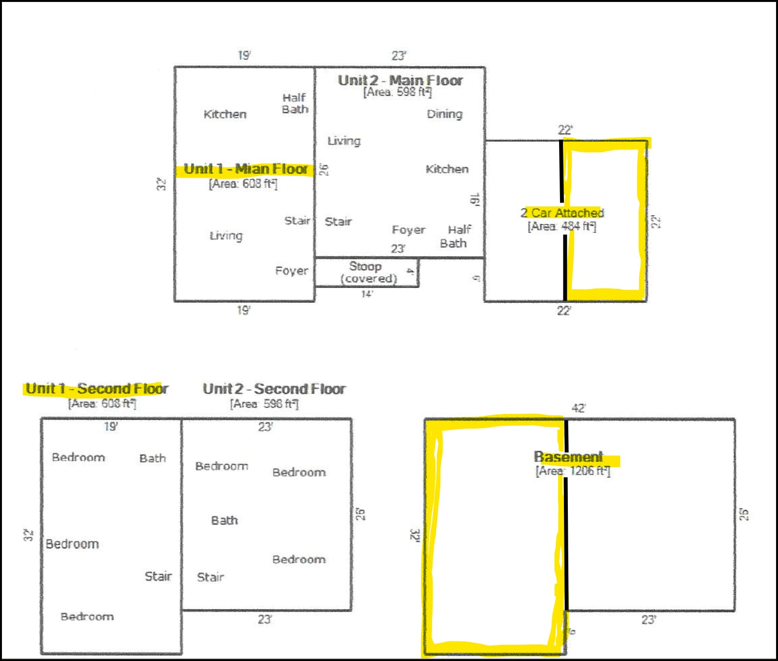 Floor Plans - 2021 Frisch Rd