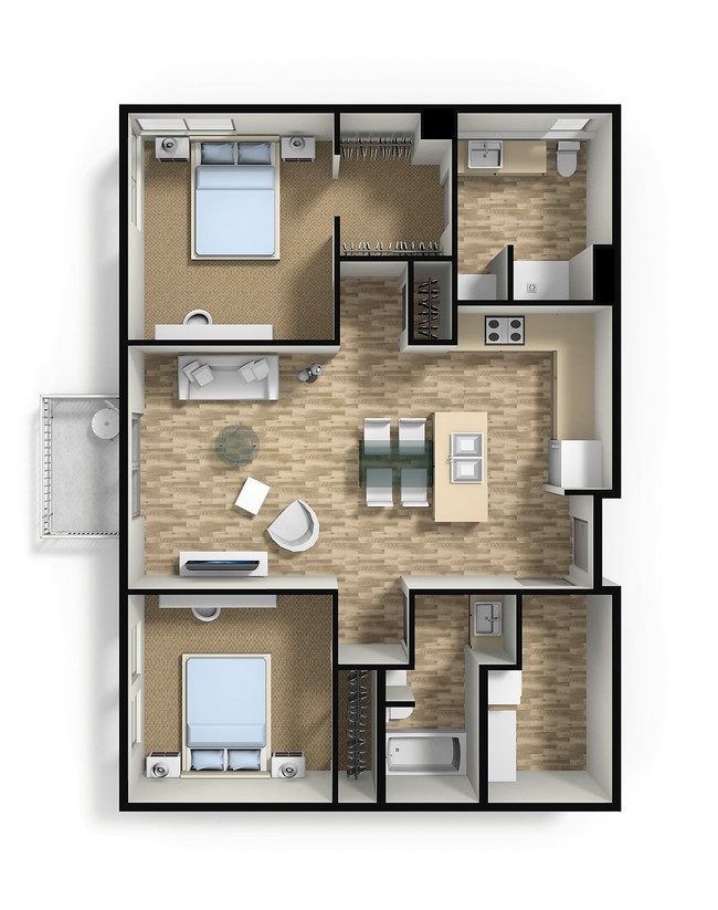 Floorplan - Villas at Holly