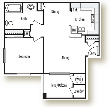 1BR/1BA - Sierra Creek