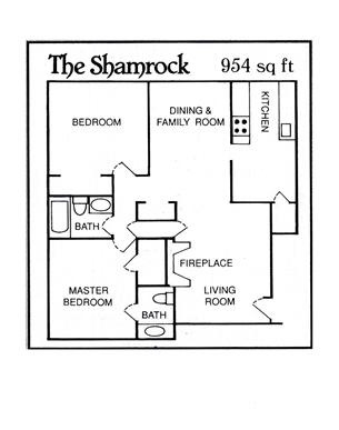 Floorplan - The Greens Apartments