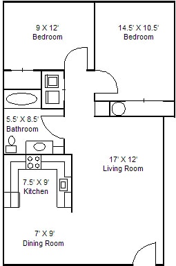 2x1 828 sq ft - Ridgeland