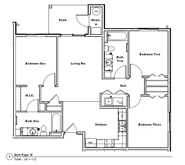 Floorplan - Green River Apartments