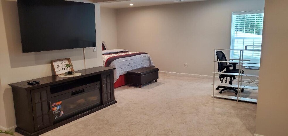 King Bed in Master Bedroom - 225 Brafferton Blvd