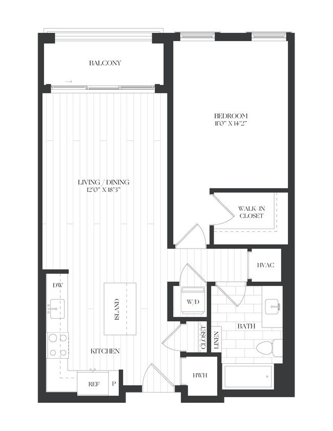 Floorplan - The Barrett at Chevy Chase Lake