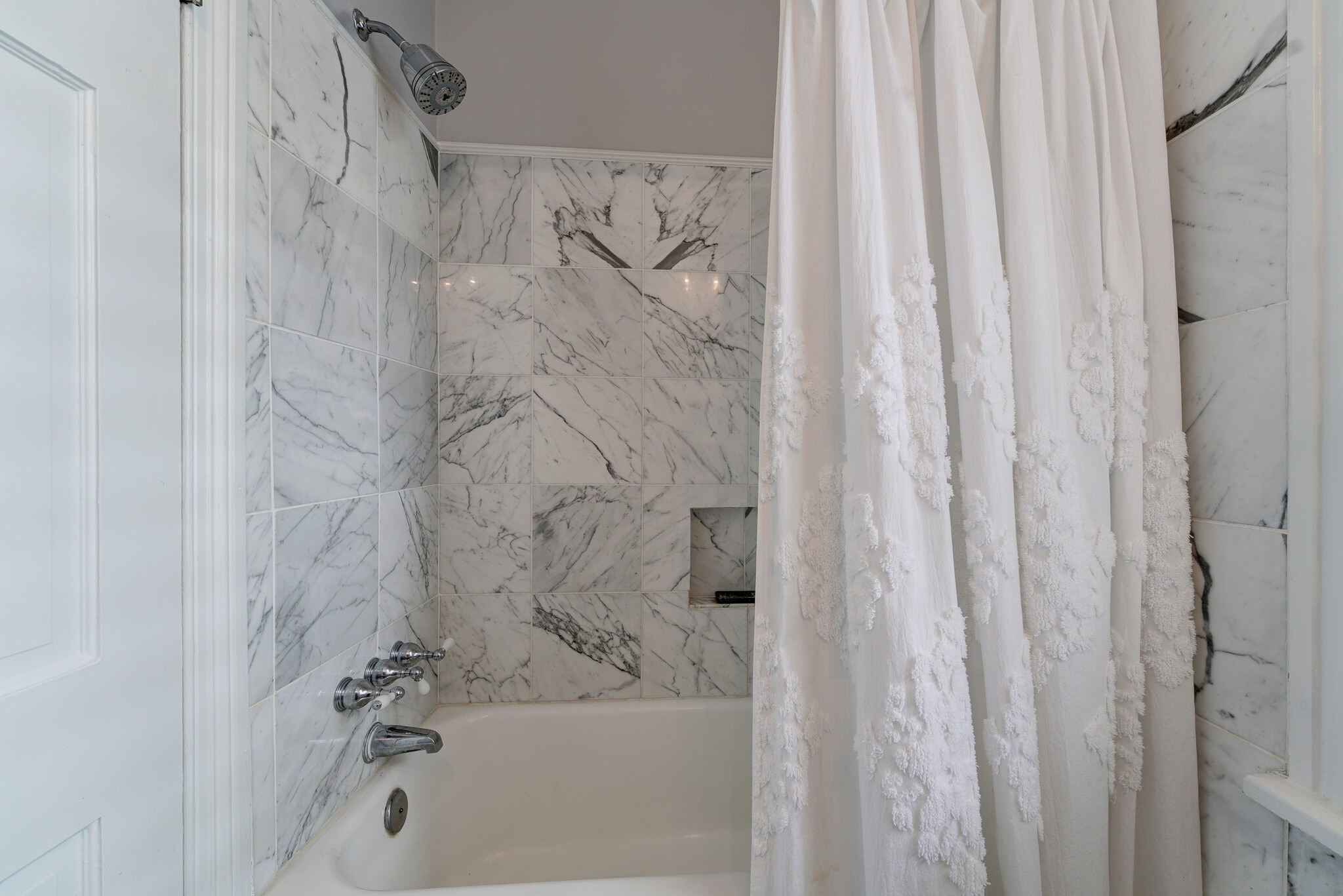 Tub and Shower in 3nd Floor Hall Full Bathroom - 1237 29th St NW