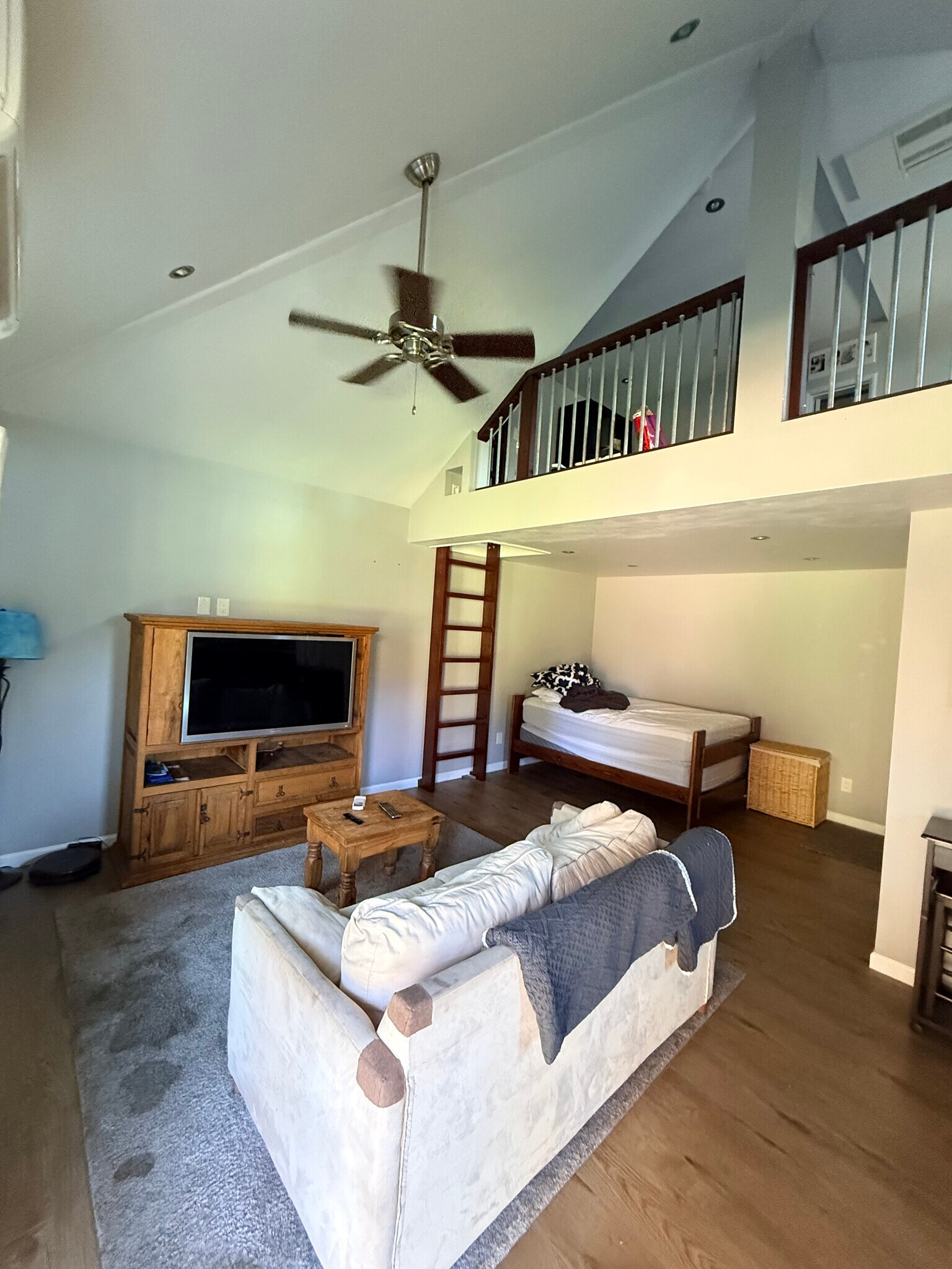 Living space and bedroom - 149 Cherry Ln