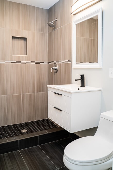 Renovated Bathroom - New Country Club Estates