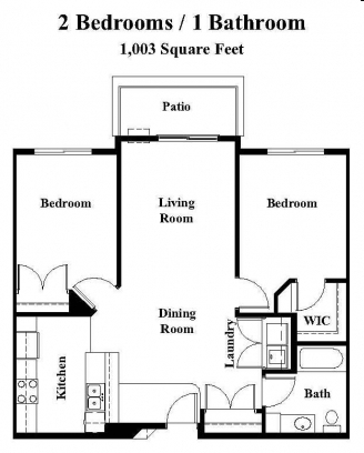 2BR/1BA - Southview Estates