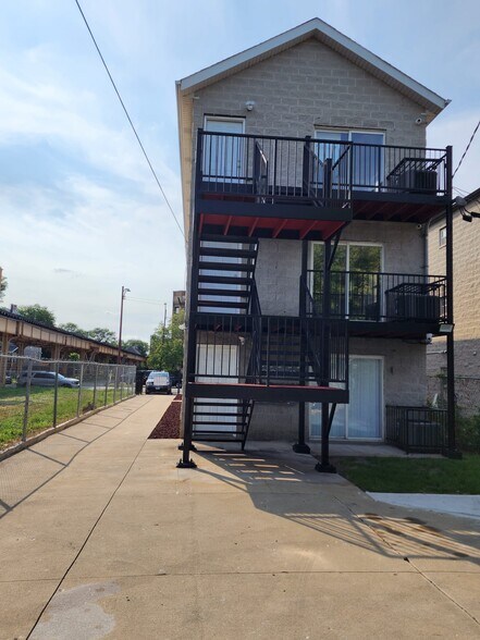 Rear of the Building - 5911 S Indiana Ave