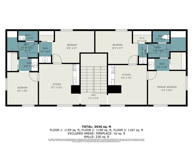 Floorplan - Student Rental 627 N Saint Peter St