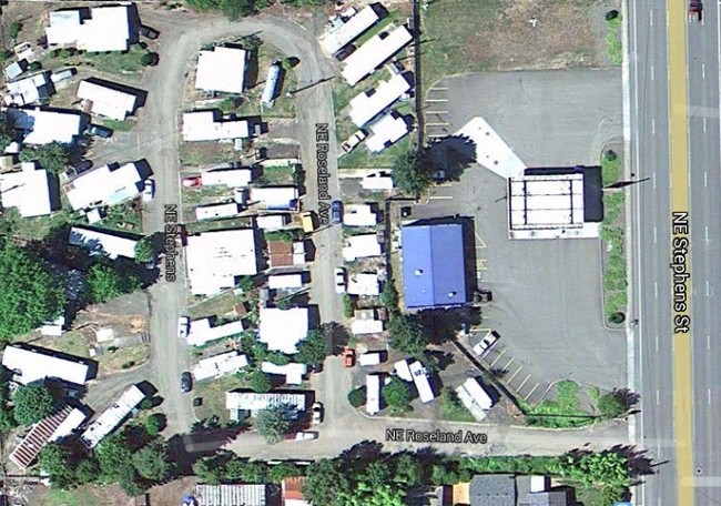 Aerial Photo - Gilley's Trailer Park