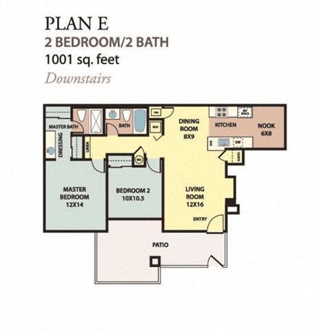 Floorplan - The Resort at Encinitas Luxury Apartment H...