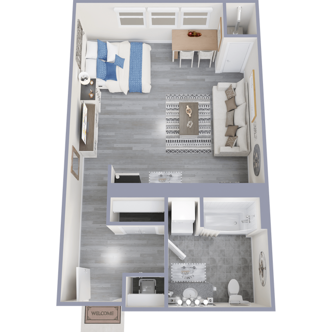 Floorplan - The L Apartments