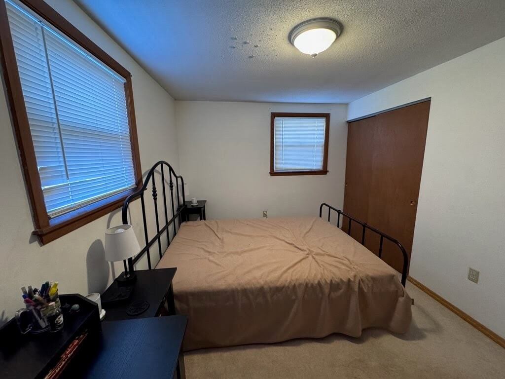 Bedroom 2 13" x 10" with closet and carpet - 1 Cayuga Dr