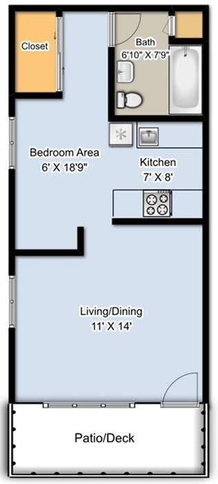 Floorplan - BRIARCLIFF STUDIOS