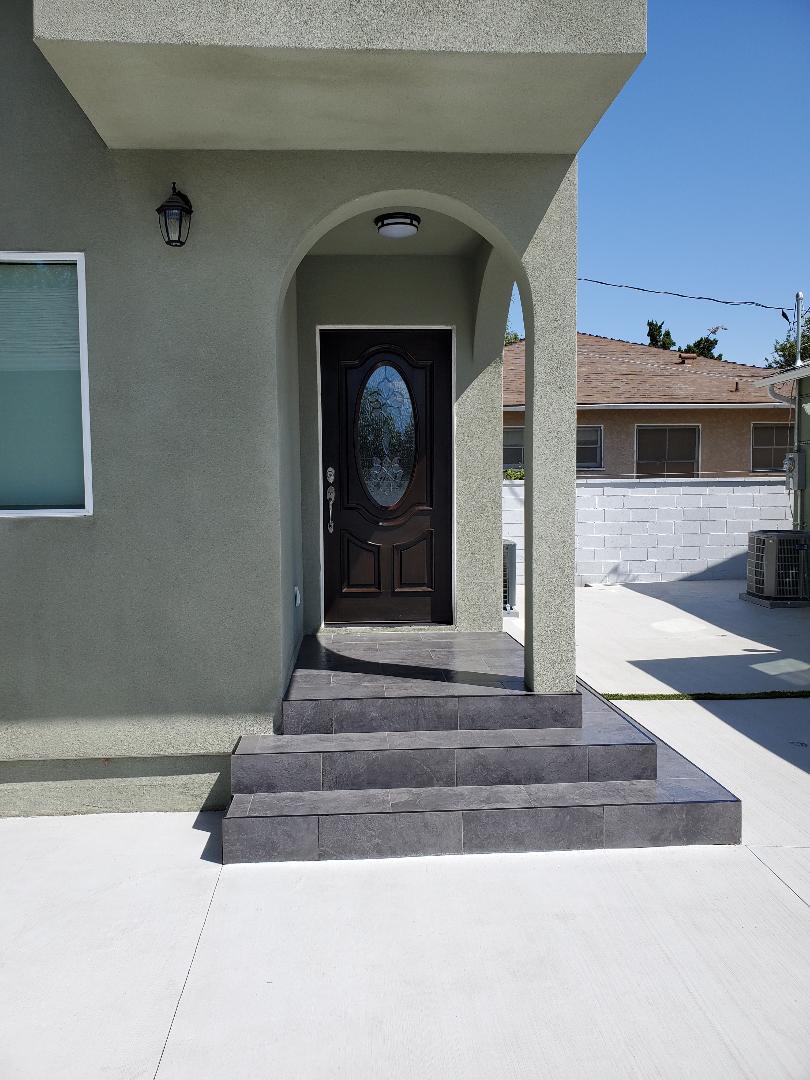 Eastside Front entrance Porch - 8023 Genesta Ave