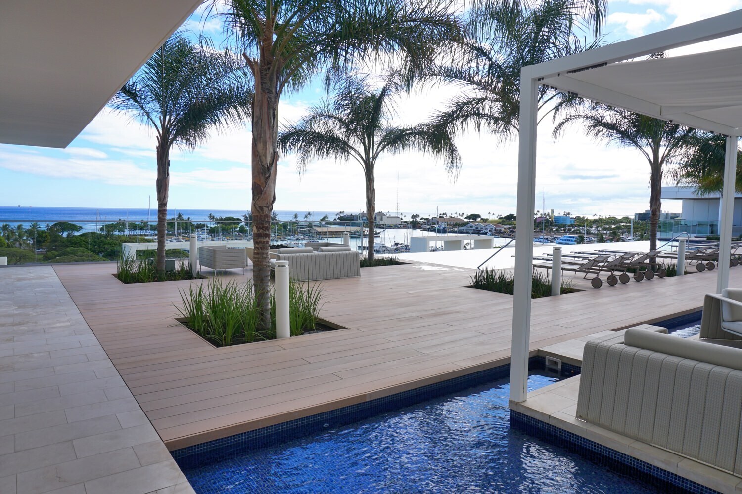 Pool view - 1118 Ala Moana Blvd