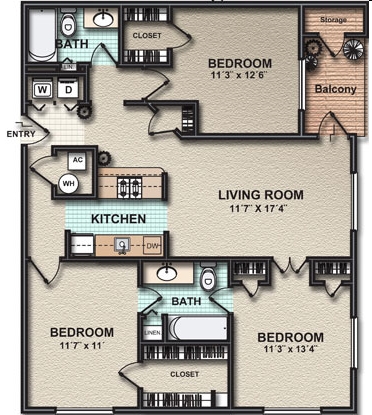 The Fitzgerald - Park Trace Apartments