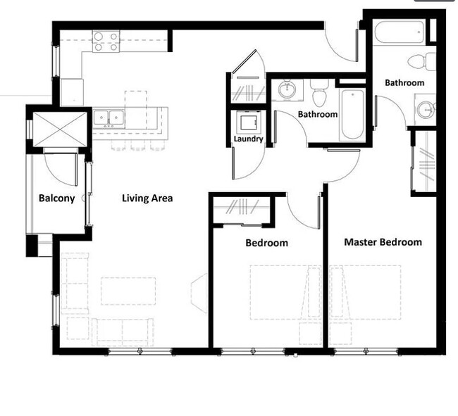 E Floor Plan - The Charles